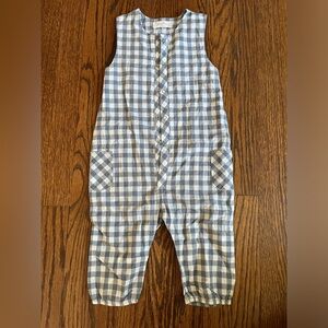 Pehr checkered romper